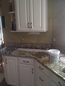 Backsplash job