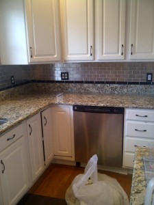 Backsplash job