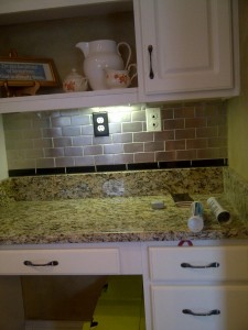 Backsplash job